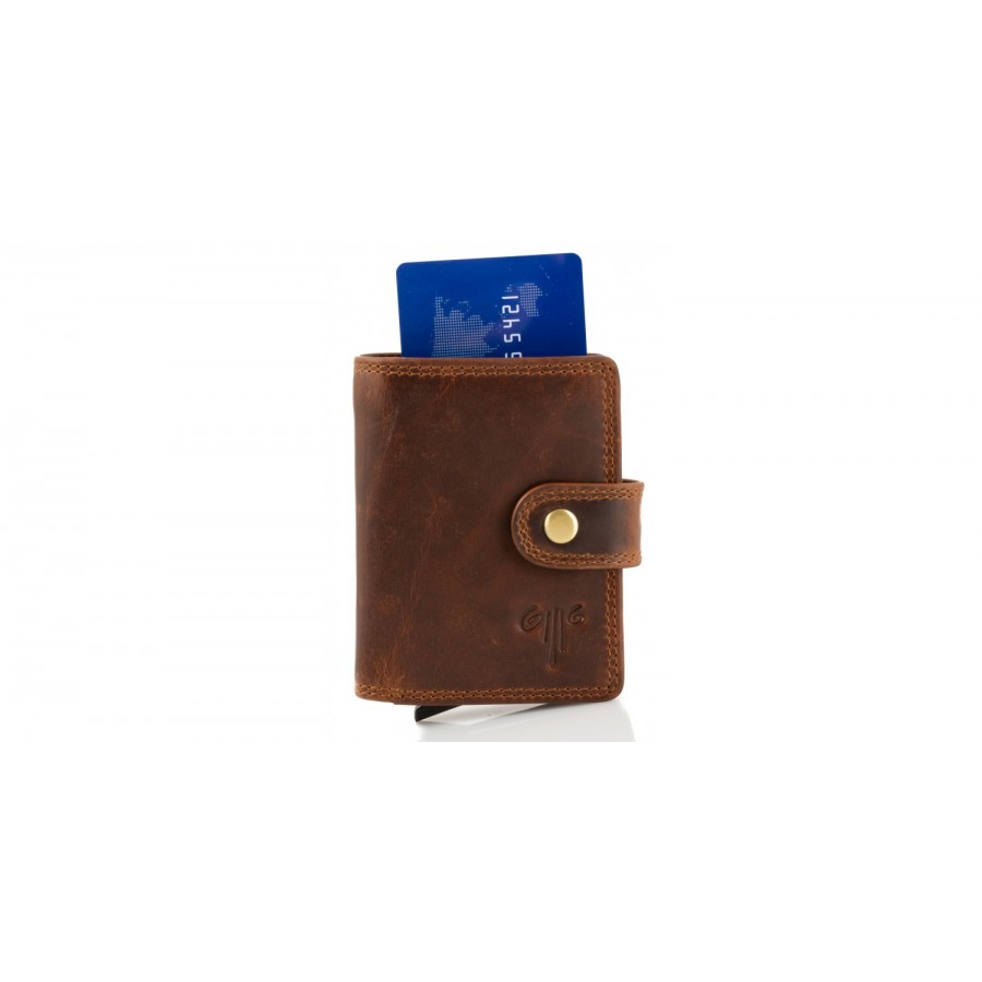 4238 Premium - Δερμάτινο Πορτοφόλι Προστασίας Καρτών 'KION' Δερμάτινα Πορτοφόλια